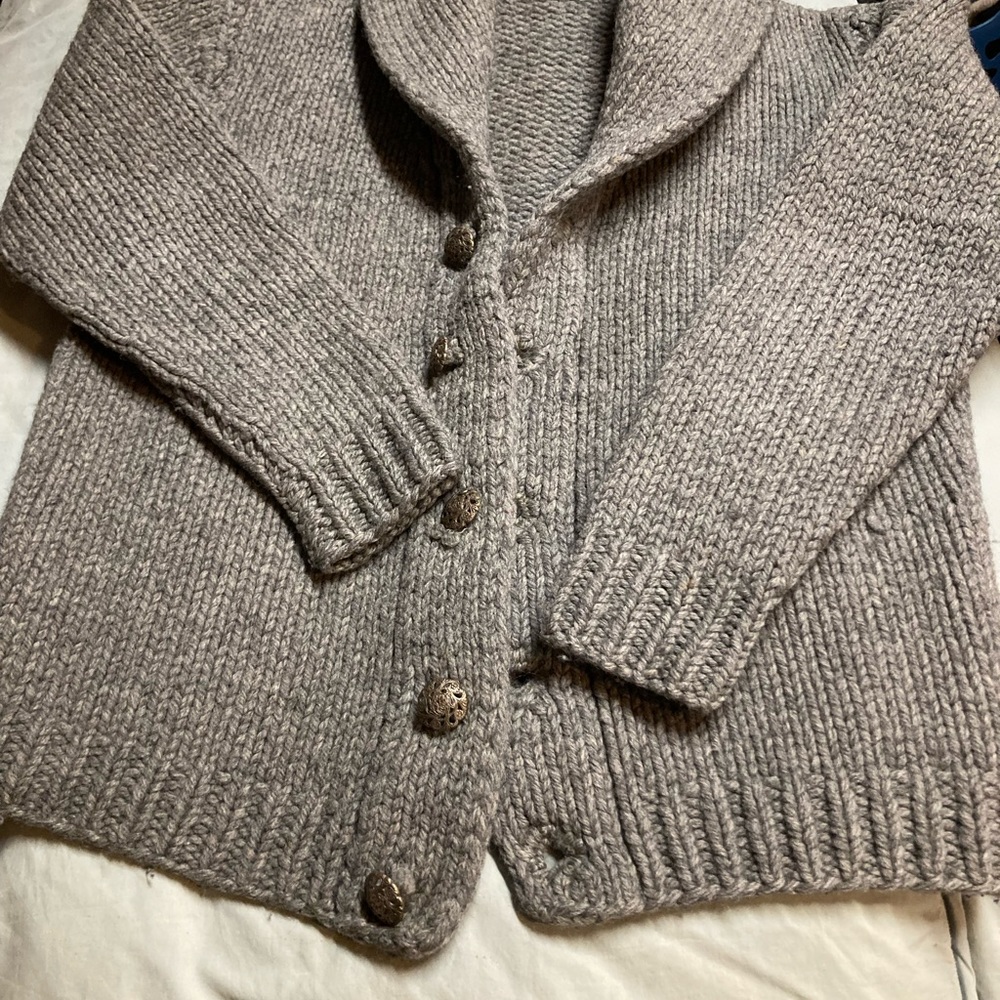 Vintage hand knit cardigan
